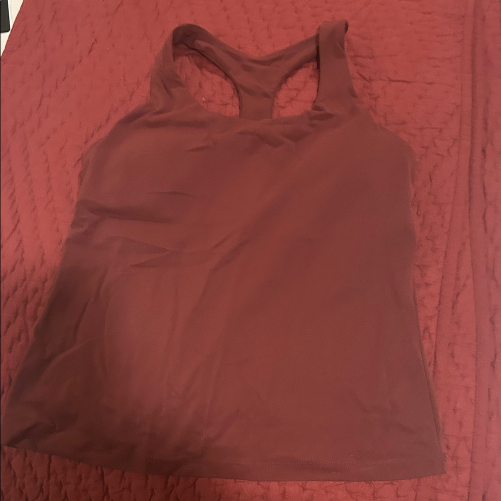 CRZ YOGA Burgundy Tank Top